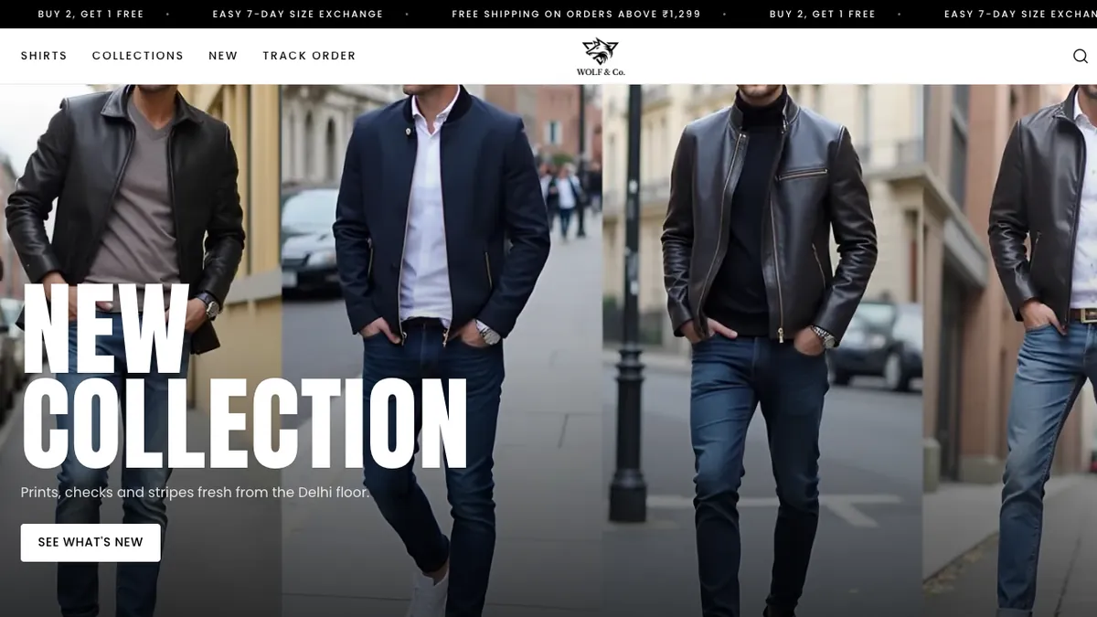 WOLF & Co. website homepage